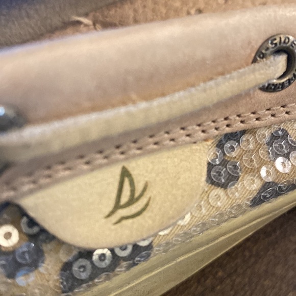 Sperry Topsiders women’s 8M sequence/animal print boat shoes. EXCELLENT LNC - Picture 6 of 7
